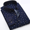 Metro Men's Cotton Slim Long-Sleeve Shirt