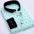 Metro Men's Cotton Slim Long-Sleeve Shirt