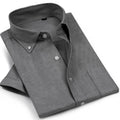 Metro Men's Short-Sleeve Button Solid Shirt