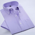Metro Men's Short-Sleeve Button Solid Shirt