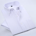 Metro Men's Short-Sleeve Button Solid Shirt