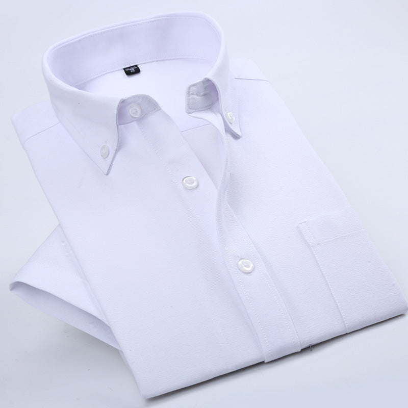 Metro Men's Short-Sleeve Button Solid Shirt