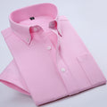 Metro Men's Short-Sleeve Button Solid Shirt