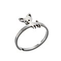 Lune Fenwick Stainless Steel Ring