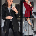 Lumen Fleece-Lined Hooded Zip Coat