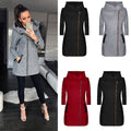 Lumen Fleece-Lined Hooded Zip Coat