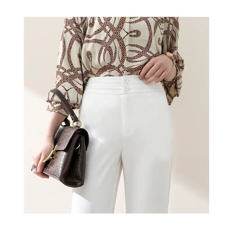 Flow Relaxed Straight High-Waist Wide-Leg Trousers