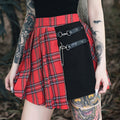 Sway Pleated Short Skirt
