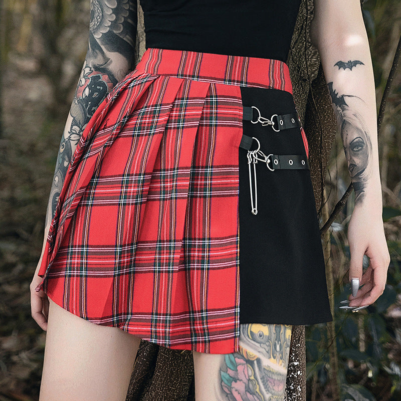 Sway Pleated Short Skirt