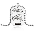 Lune Garnet Stainless Steel Necklace