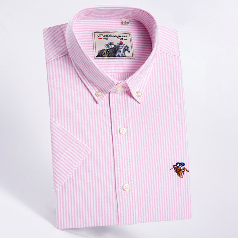 Metro Men's Striped Washed Shirt