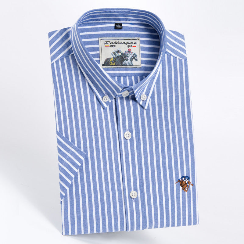 Metro Men's Striped Washed Shirt