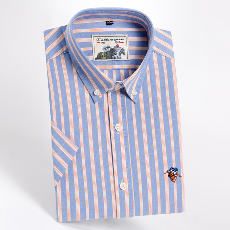 Metro Men's Striped Washed Shirt