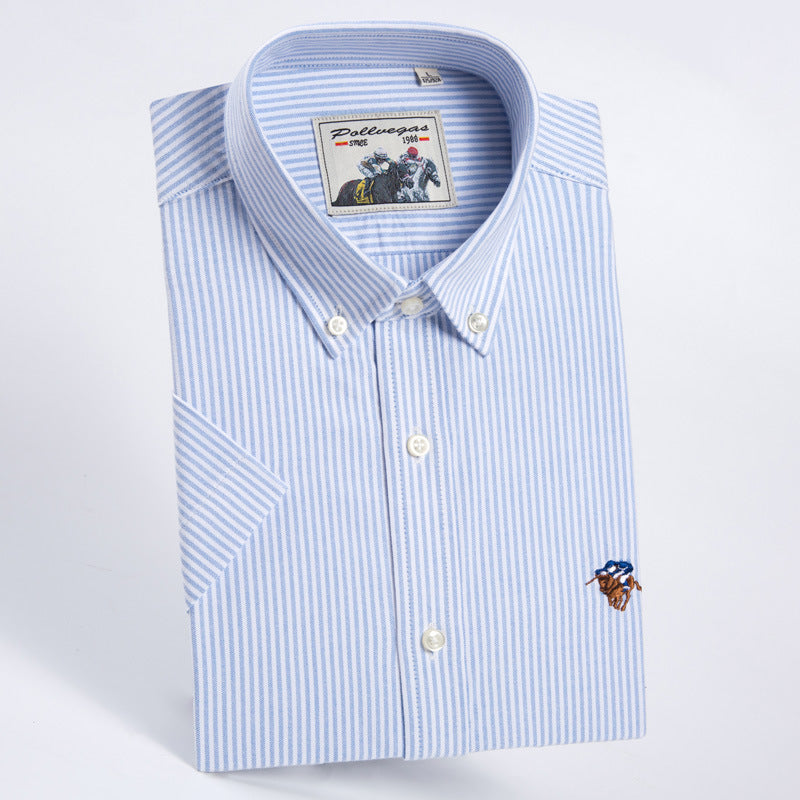 Metro Men's Striped Washed Shirt
