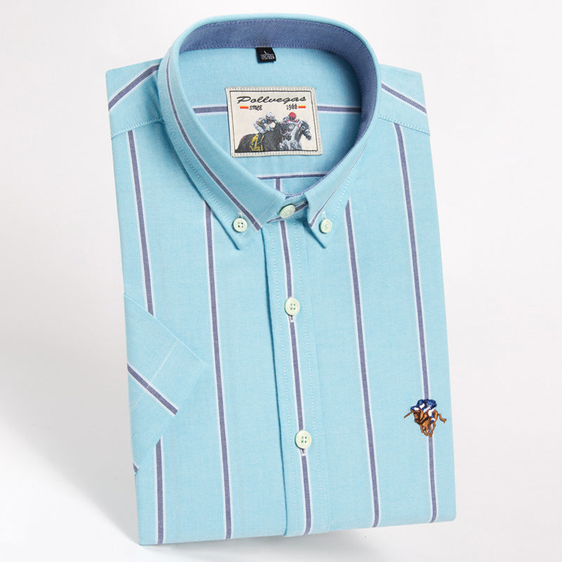 Metro Men's Striped Washed Shirt