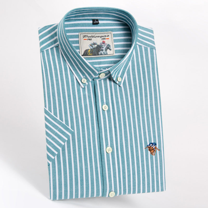 Metro Men's Striped Washed Shirt