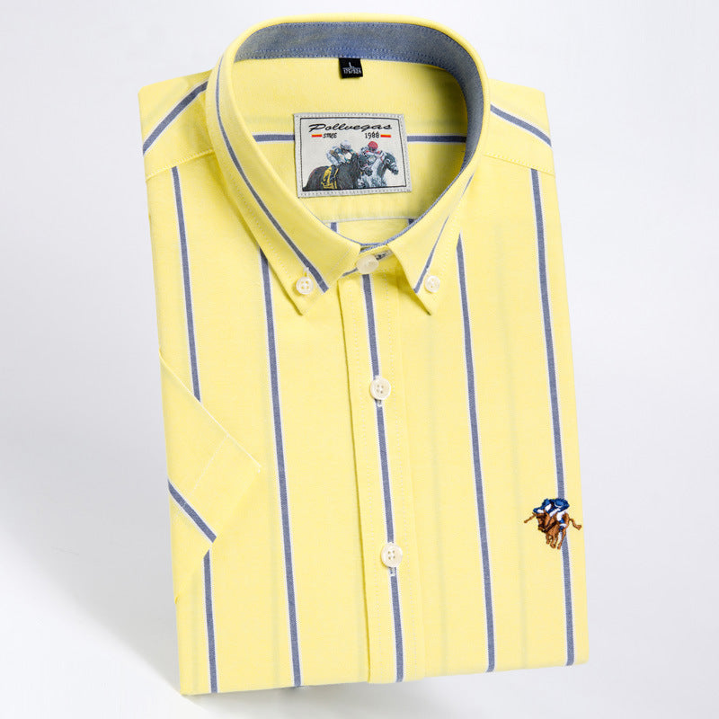 Metro Men's Striped Washed Shirt
