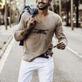 Archive Men's Long-Sleeve V-Neck T-Shirt