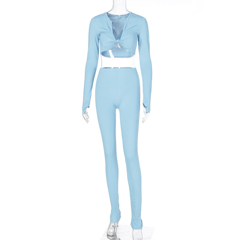 Sera Long-Sleeve Crop Top