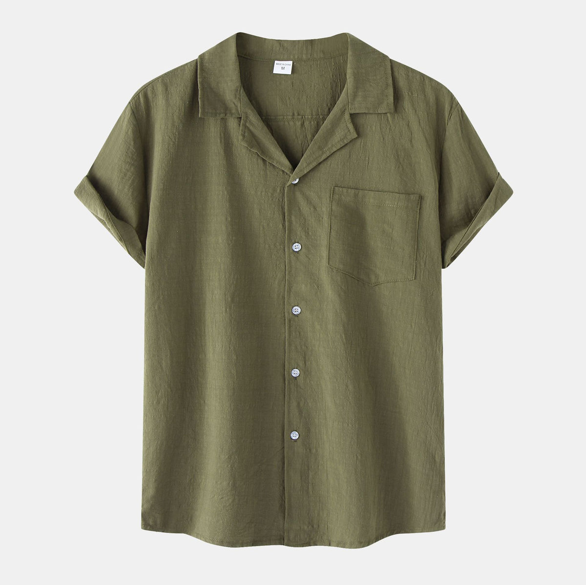Metro Bexley Men's Linen Cotton Short-Sleeve Shirt