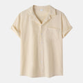 Metro Bexley Men's Linen Cotton Short-Sleeve Shirt