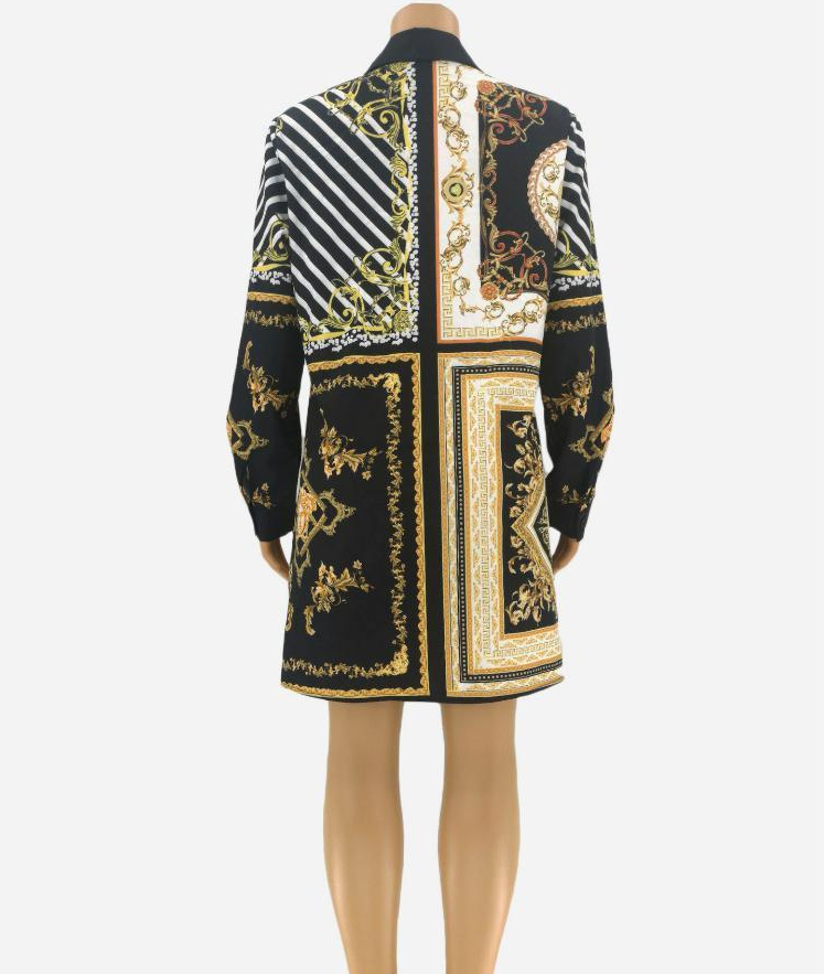 Nova Relaxed Long-Sleeve Shirt Dress