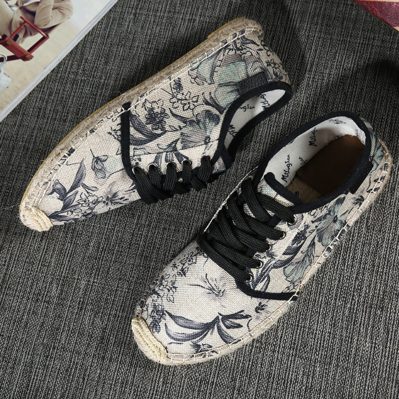 Stride Men's Linen Canvas Breathable Shoes
