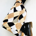 Rover Plaid Colour-Block Vintage Cargo Pants