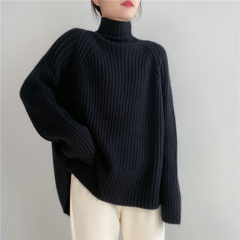 Hearth Padded Relaxed Turtleneck Sweater