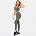 SculptForm Padded High-Waist Zip Yoga Set