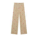 Flow Corduroy Wide-Leg Straight Trousers
