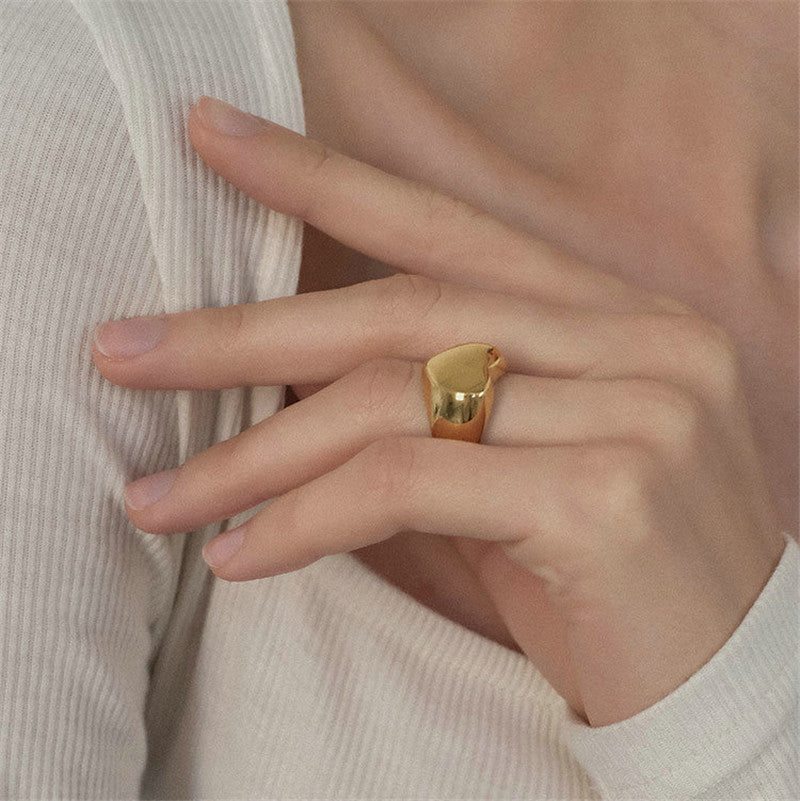 Lune Calder Stainless Steel Ring