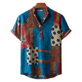 Metro Men's Linen Floral Shirt