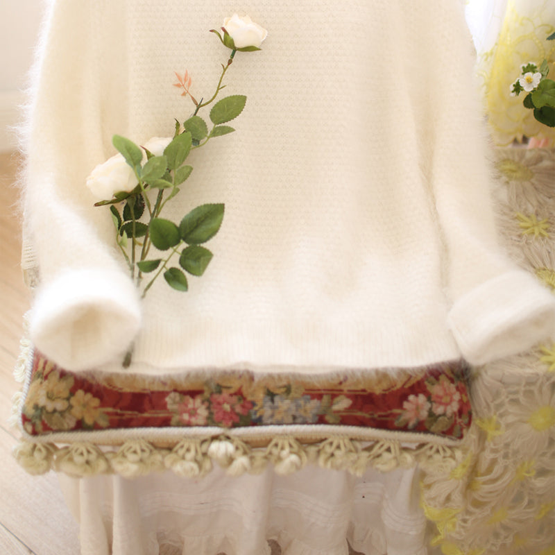 Hearth Fleece-Lined Short Turtleneck Sweater