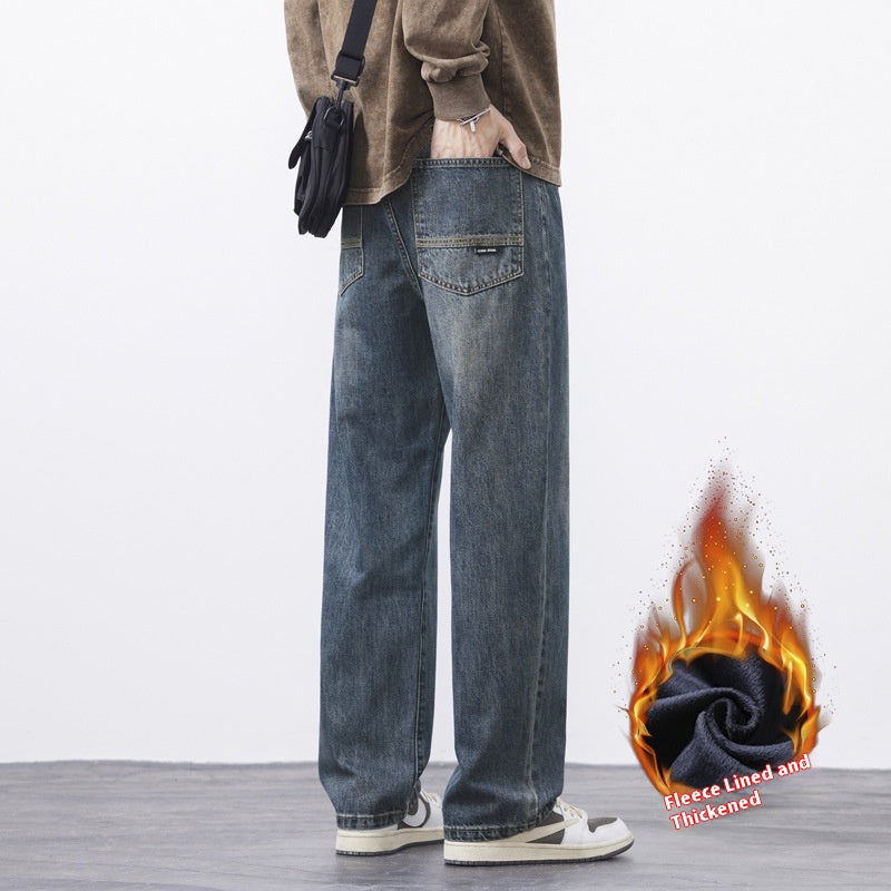 Indigo Men's Retro Straight Jeans