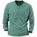 Metro Men's Waffle Henley Shirt
