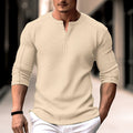 Metro Men's Waffle Henley Shirt