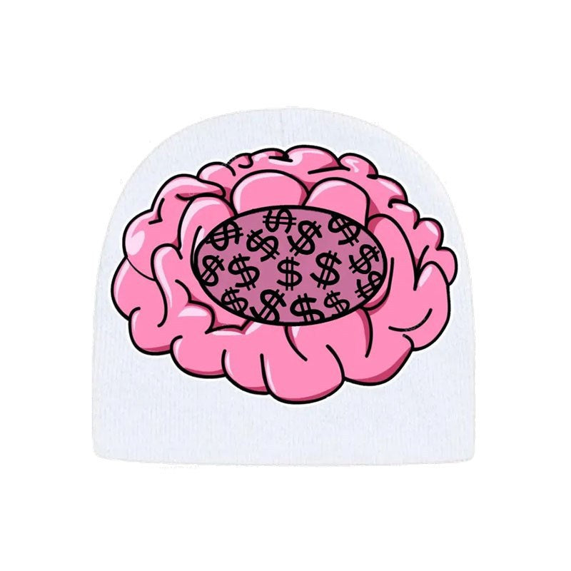 Ember Knit Printed Retro Beanie
