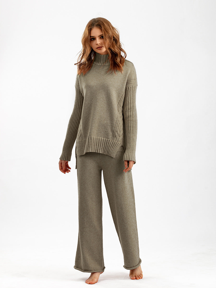 Sera Knit Wide-Leg Two-Piece Set
