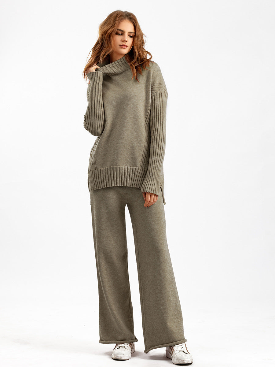 Sera Knit Wide-Leg Two-Piece Set