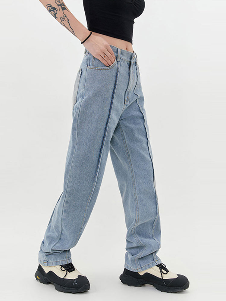Indigo Elan Straight Jeans