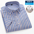Metro Men's Cotton Short-Sleeve Oxford Shirt