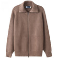 Atlas Men's Zip-Up Turtleneck Cardigan