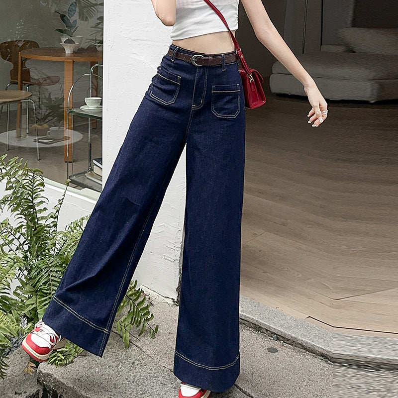 Indigo Larkin Straight Jeans