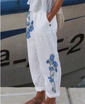 Flow Linen Cotton Relaxed Track Pants