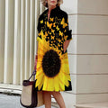 Nova Floral Printed Shirt Dress
