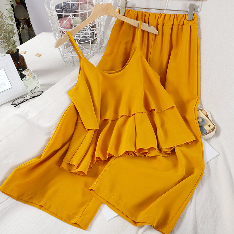 Flow Wide-Leg Two-Piece Set