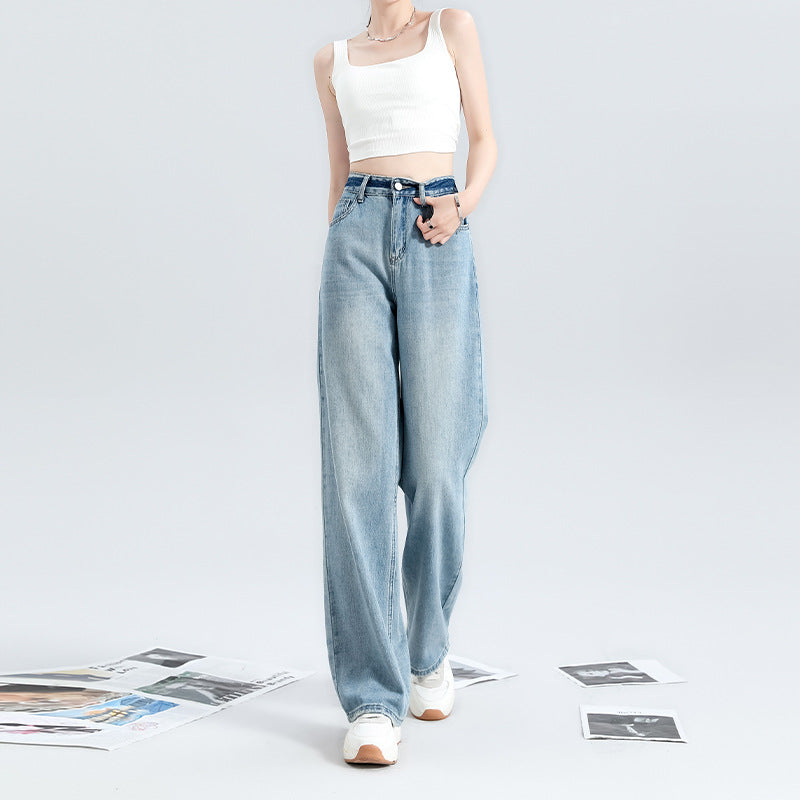 Indigo Orla Wide-Leg Jeans