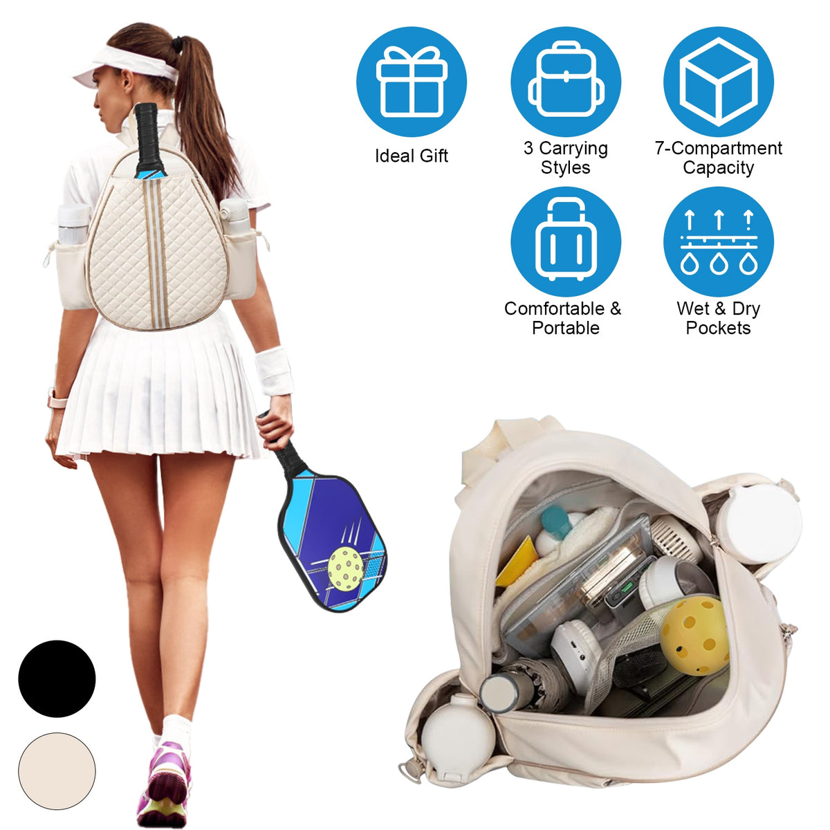 Carry Pocket Water-Resistant Sling Bag