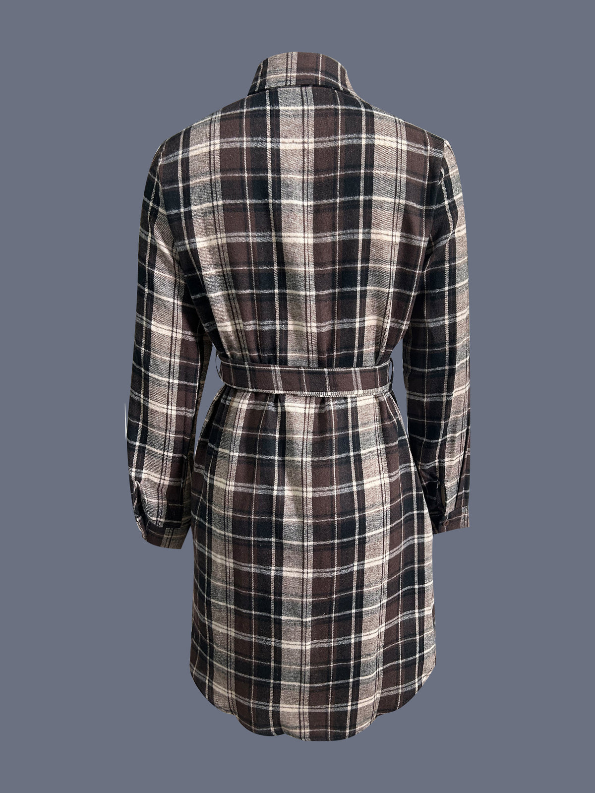 Nova Long-Sleeve Shirt Dress